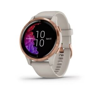 Garmin Venu in Light Sand with Rose Gold Hardware